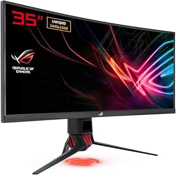 Amazon.co.jp: ASUS ゲーミングモニター ROG STRIX XG35VQ 35